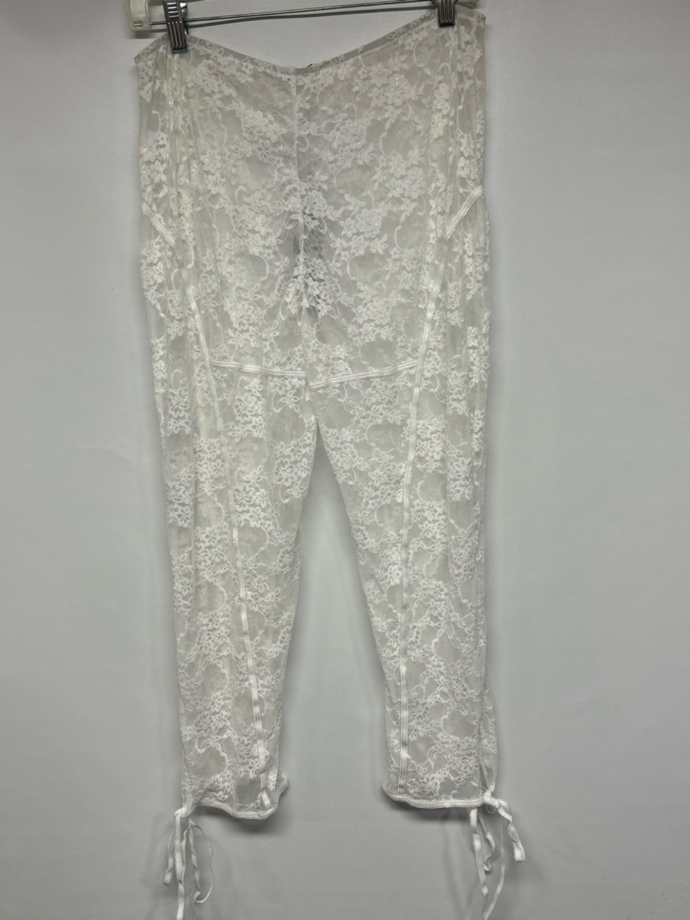 Fashion Nova White Lace Leggings - Picture 3 of 3